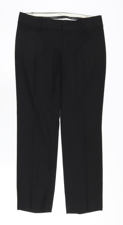 Ann Taylor Women's Black Dress Pants, Size L, Straight, Classic