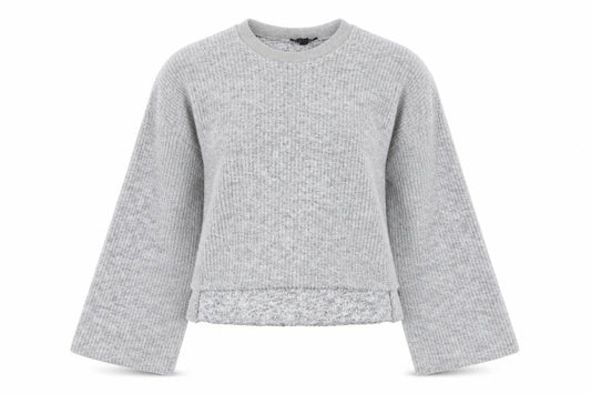 Womens UK Size 8 Topshop Grey Pullover Jumper