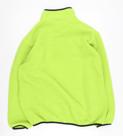 Womens UK Size L Lands' End Green Pullover Sweatshirt