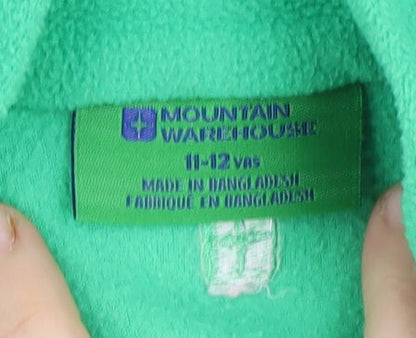 Mountain Warehouse Boys Green Fleece Sweatshirt 11-12 Years