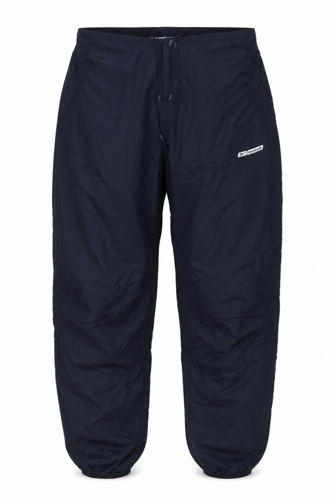 Unisex Adultss UK Size 14 Reebok Relaxed Fit Rain Trousers Black Trousers