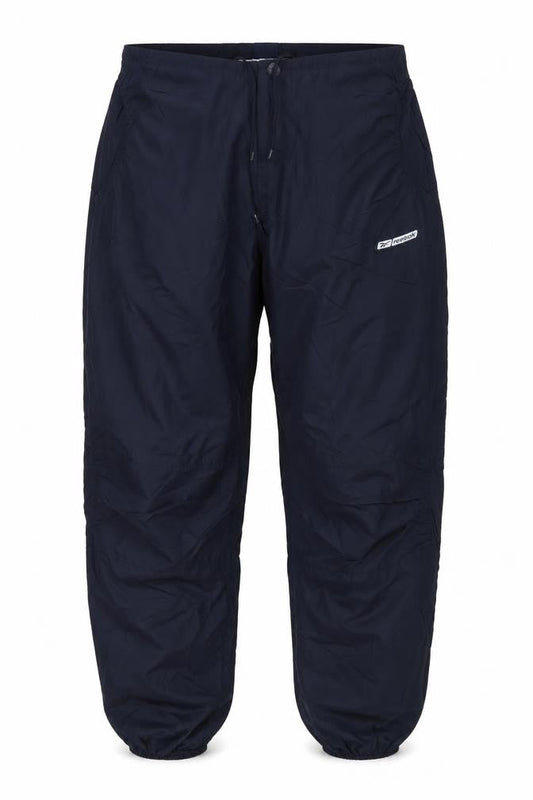 Unisex Adultss UK Size 14 Reebok Relaxed Fit Rain Trousers Black Trousers