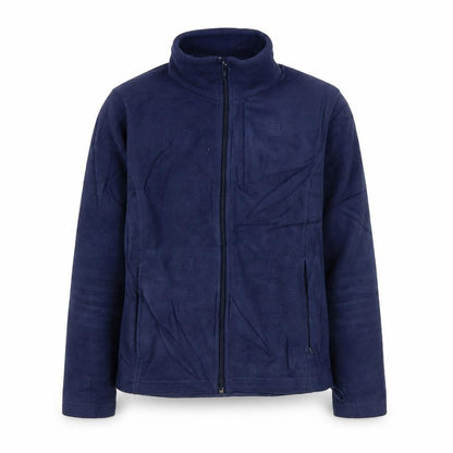 Front view of Hi Gear boys’ blue basic jacket 11-12 years