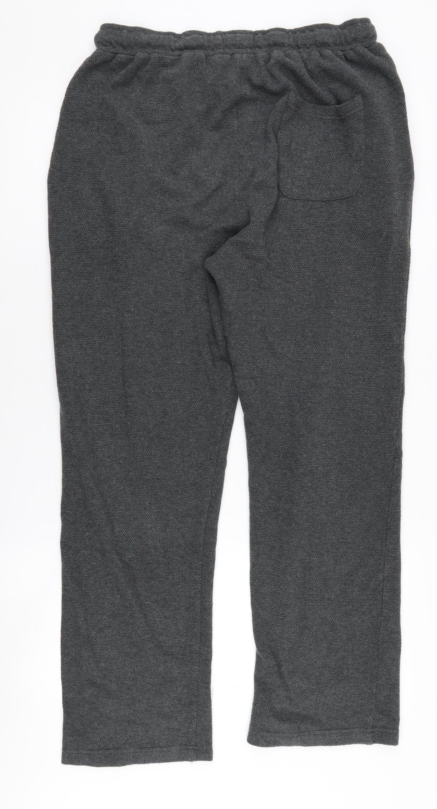 M&Co Grey Unisex M Jogger Trousers, Elastic Waist