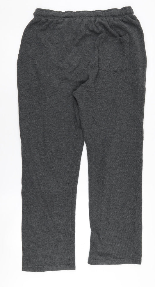 M&Co Grey Unisex M Jogger Trousers, Elastic Waist