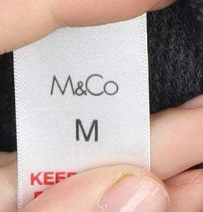 M&Co Grey Unisex M Jogger Trousers, Elastic Waist