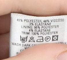 Oasis Women's Black Pencil Skirt Size 12