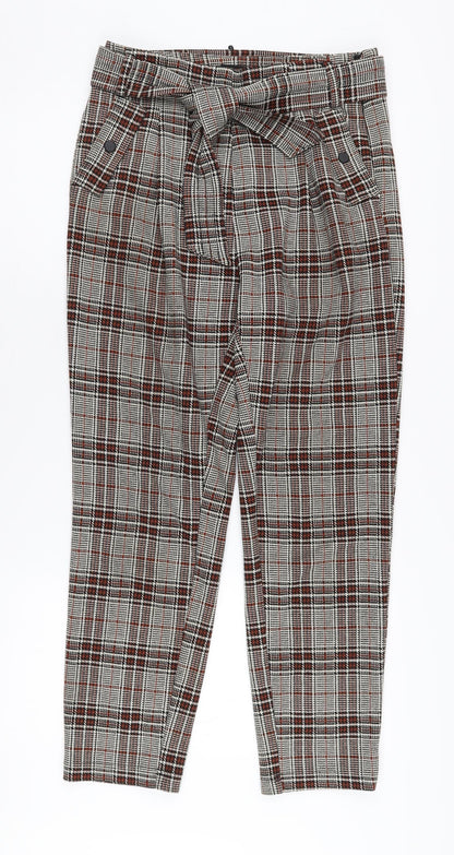 Womens UK Size 8 NEXT  Paperbag Multicoloured Trousers