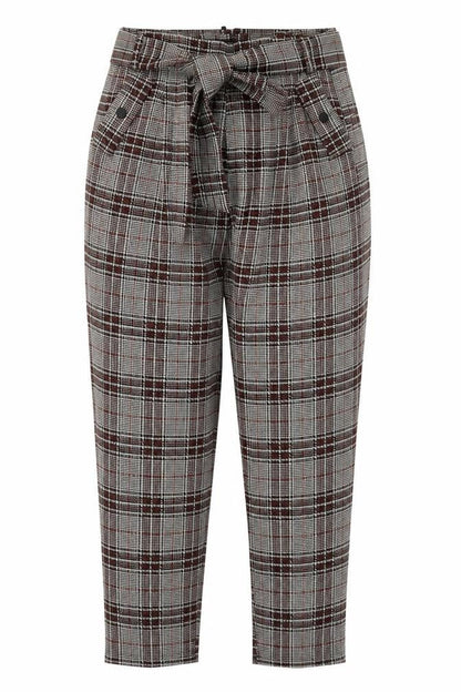 Womens UK Size 8 NEXT  Paperbag Multicoloured Trousers