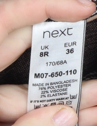 Womens UK Size 8 NEXT  Paperbag Multicoloured Trousers