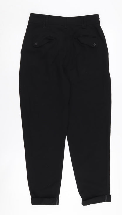 Whistles Women's Black Pleated Trousers Size 10