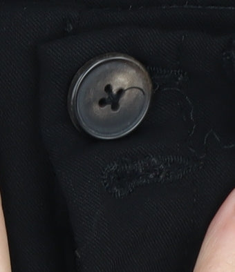 Whistles Women's Black Pleated Trousers Size 10