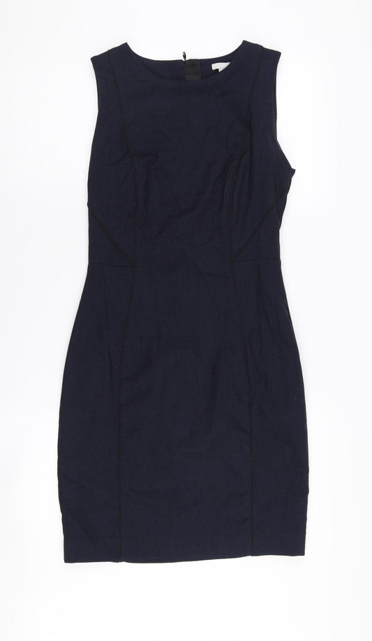H&M Women's Black Sheath Dress, Size 10, Business Style