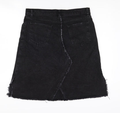 Collusion Women's Black Skirt UK 14 Casual