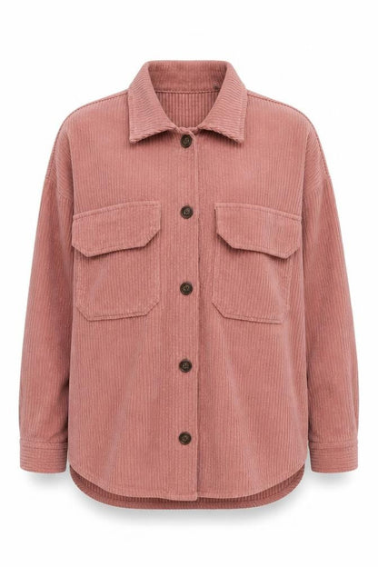 CISONO Women's Pink Corduroy Jacket, Size S