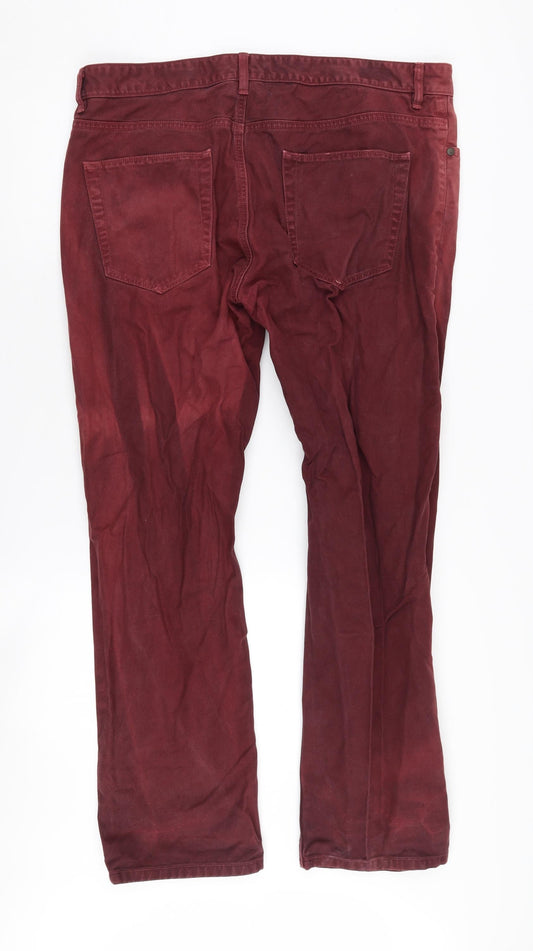 Next Women's Red Straight Jeans Size 36