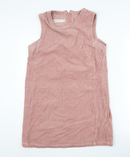 ASOS Women's Pink Corduroy Shift Dress Size 10