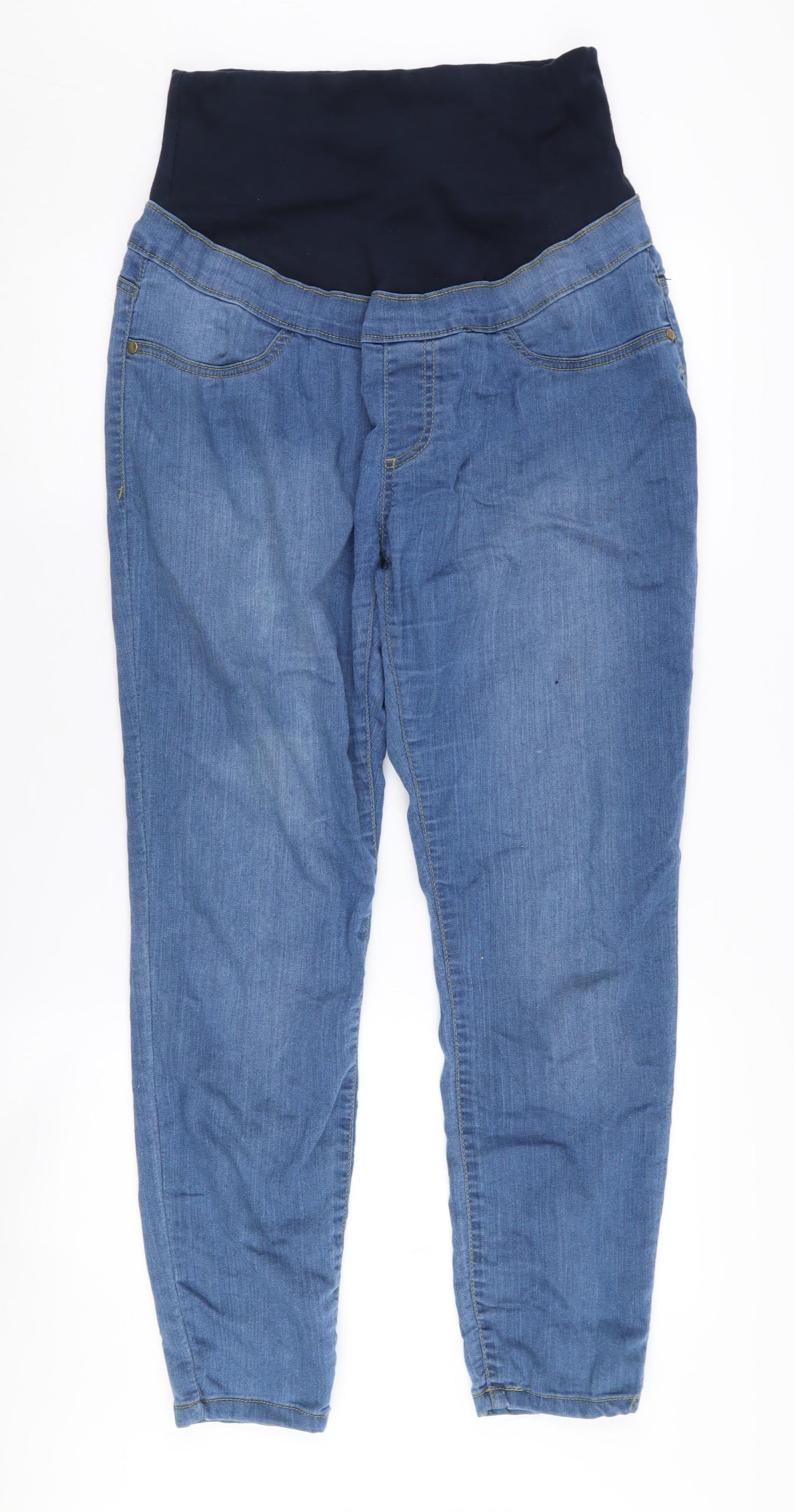 Boohoo Women's Blue Maternity Jeans Size 12