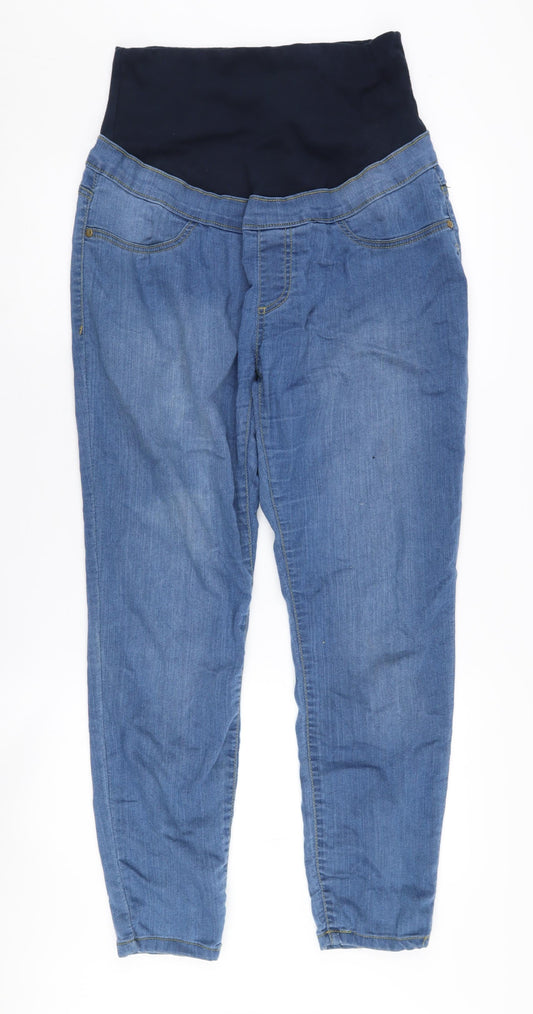 Boohoo Women's Blue Maternity Jeans Size 12