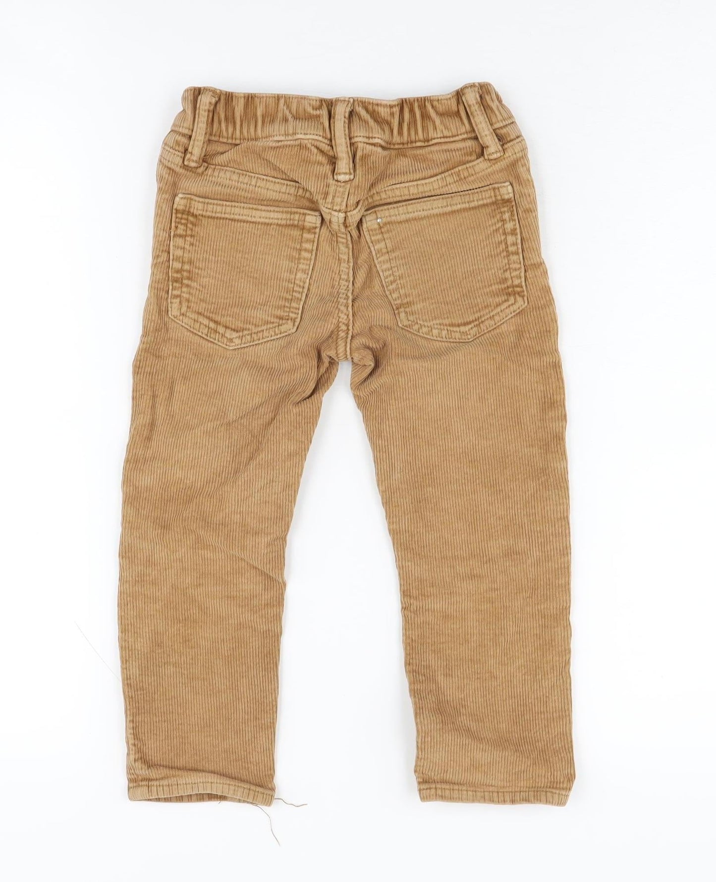 Gap Boys Brown Slim Corduroy Trousers, Size 4 Years