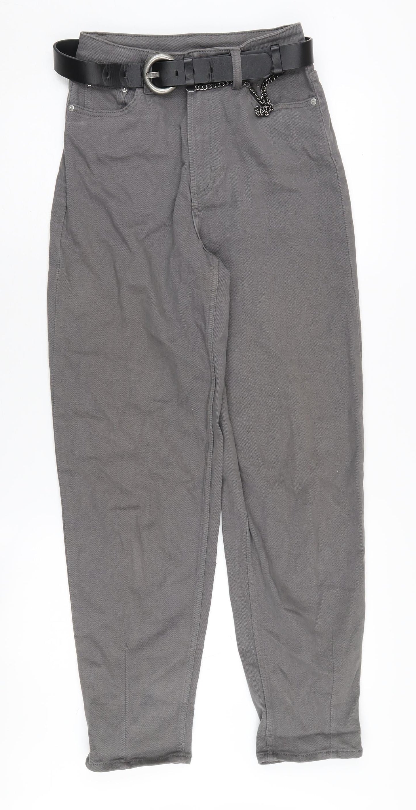 Womens UK Size 6 H&M  Straight Grey Jeans