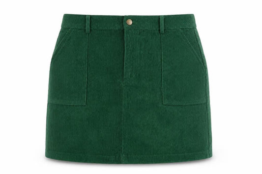 Womens UK Size XL Cider Mini Corduroy Skirt