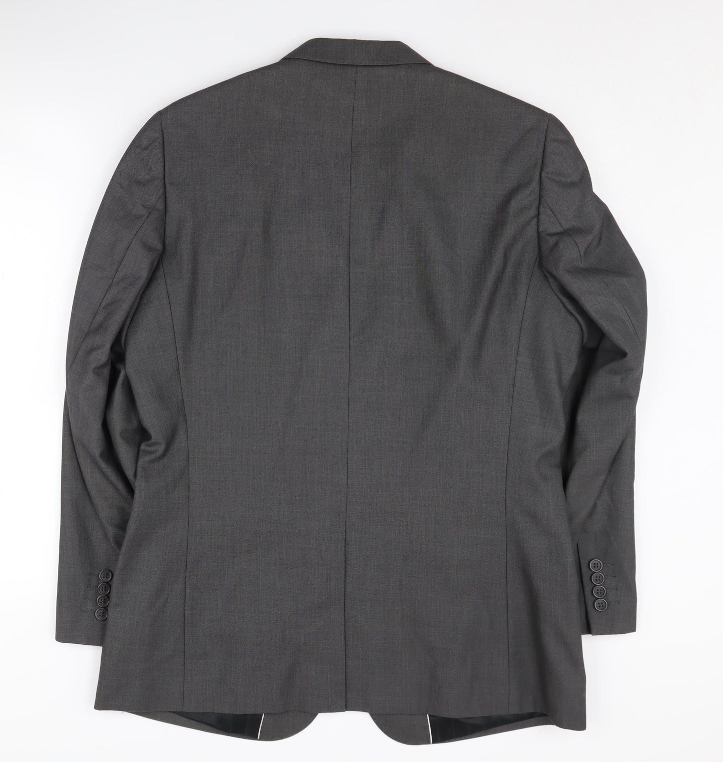 Avenue Men's Grey Blazer 40R Regular Fit Formal