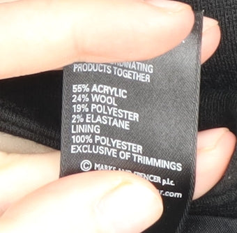 Marks & Spencer Women's Black Short Jacket Size 14