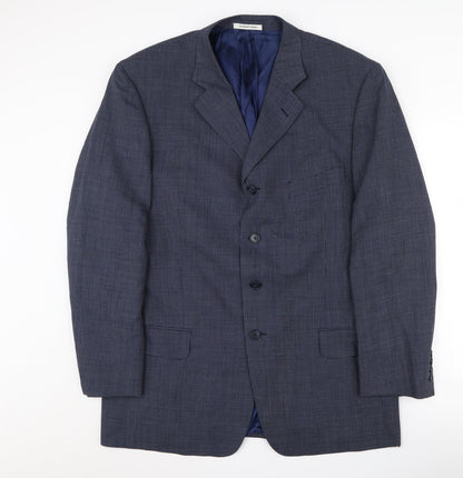Emanuel Ungaro Men’s Blue Classic Jacket, Size 44L