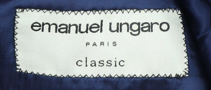 Emanuel Ungaro Men’s Blue Classic Jacket, Size 44L