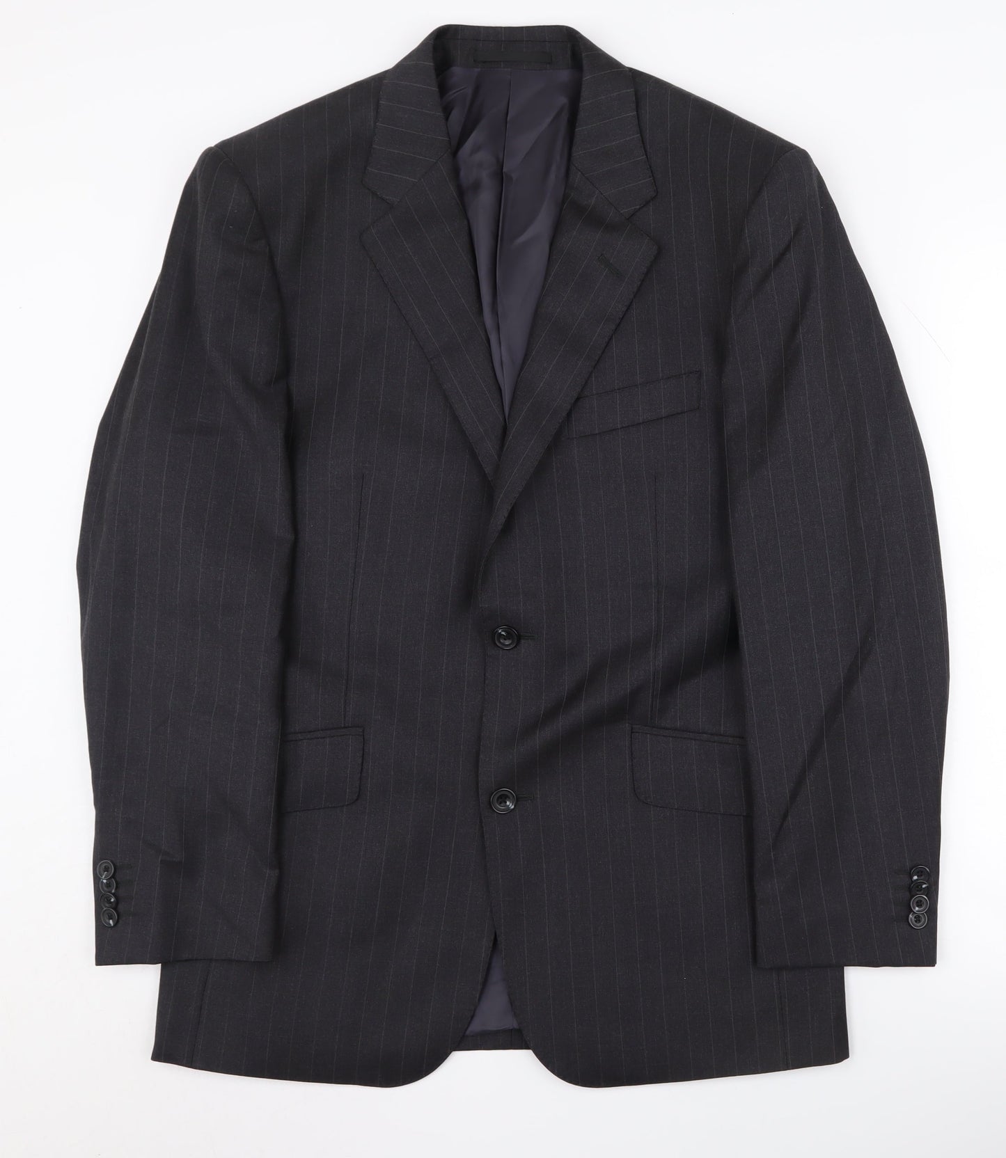 Mens UK Size 38 T.M.Lewin Regular Black Suit Jacket