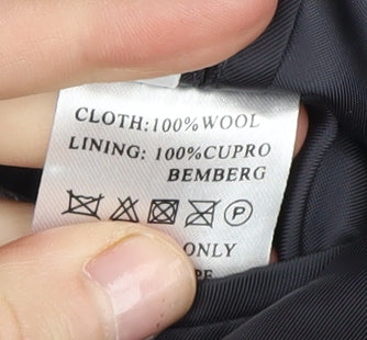 Mens UK Size 38 T.M.Lewin Regular Black Suit Jacket