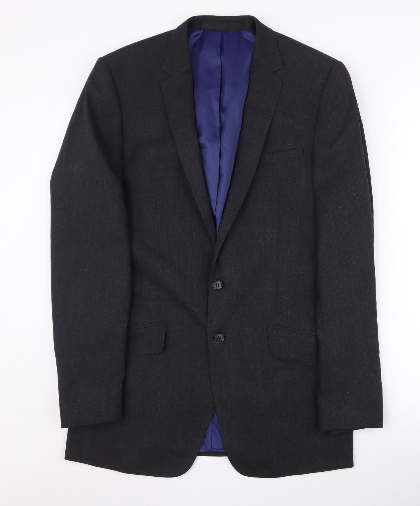 Mens UK Size 38 Marks and Spencer Regular Blue Suit Jacket