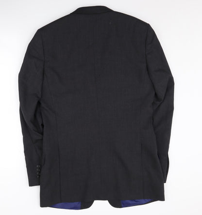 Mens UK Size 38 Marks and Spencer Regular Blue Suit Jacket