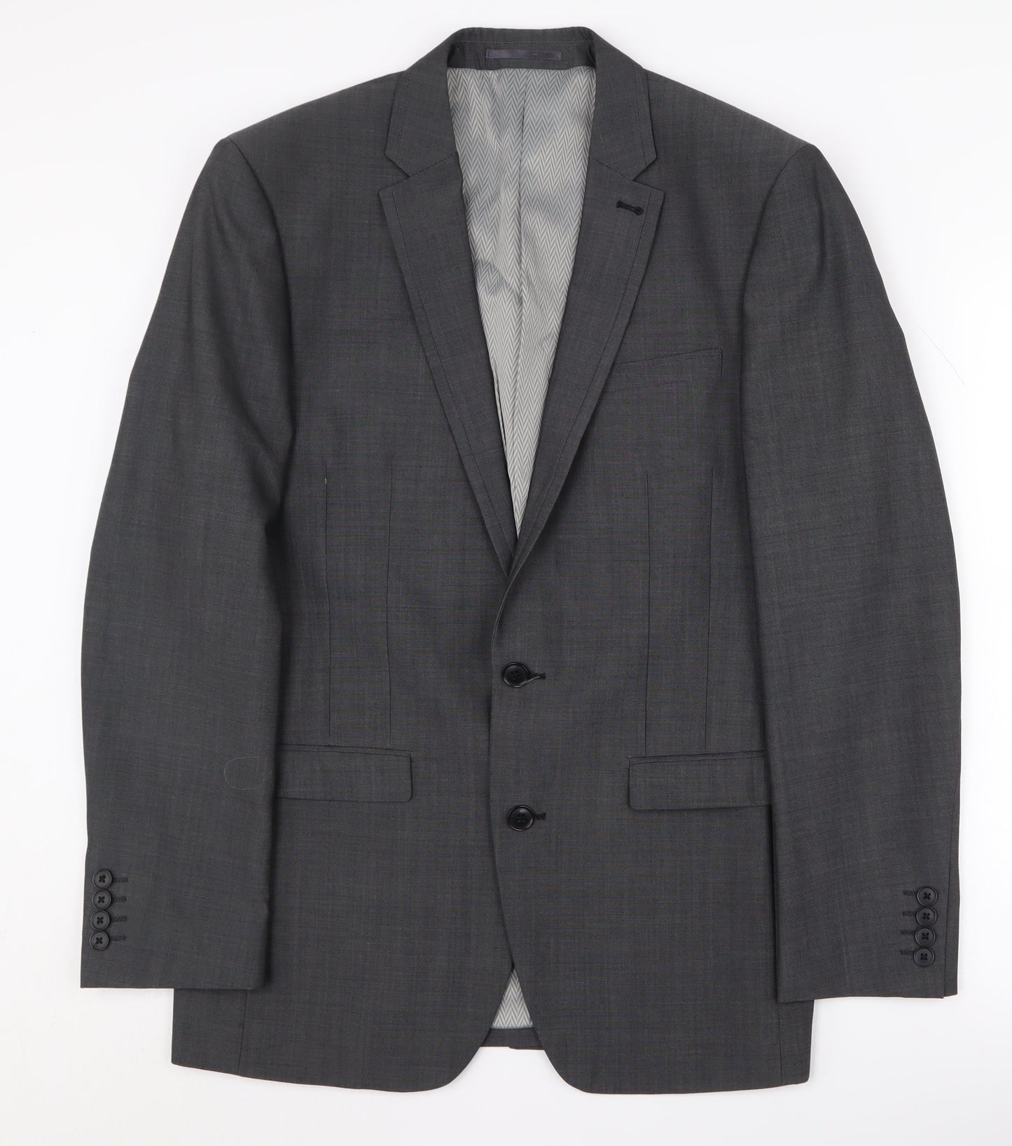 Mens UK Size 38 NEXT Regular Grey Suit Jacket