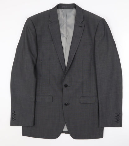 Mens UK Size 38 NEXT Regular Grey Suit Jacket
