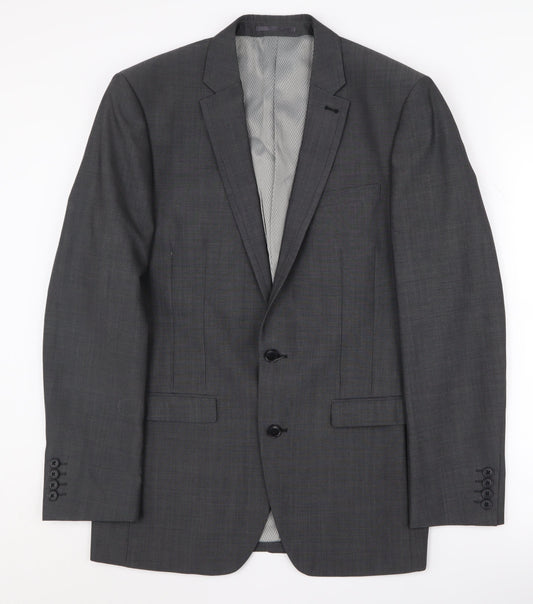 Mens UK Size 38 NEXT Regular Grey Suit Jacket