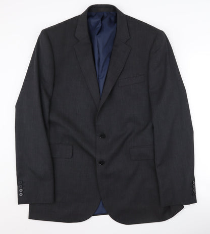 Mens UK Size 44 John Lewis Regular Black Suit Jacket