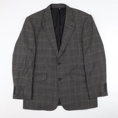 Mens UK Size 38 BHS Regular Grey Suit Jacket