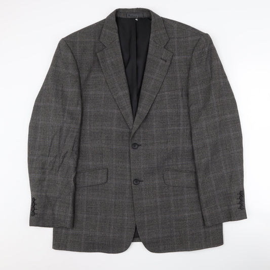 Mens UK Size 38 BHS Regular Grey Suit Jacket