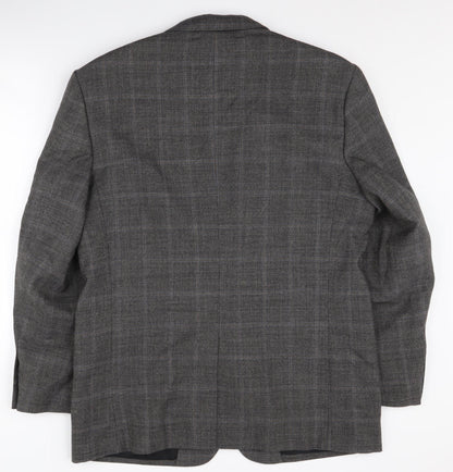 Mens UK Size 38 BHS Regular Grey Suit Jacket