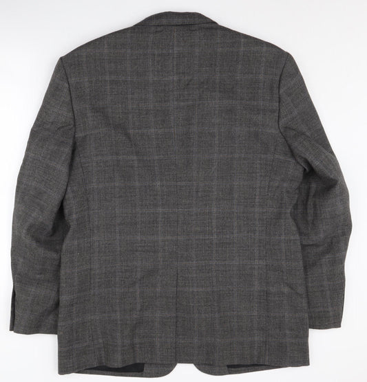 Mens UK Size 38 BHS Regular Grey Suit Jacket