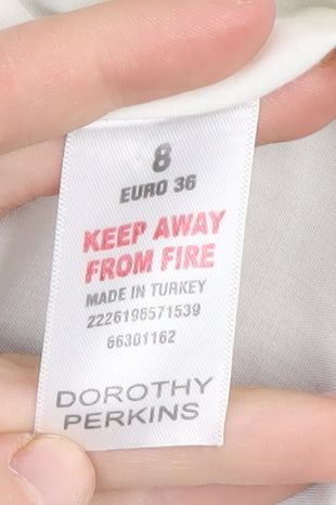 Dorothy Perkins Grey Blazer - Women's, Size 8, Business Casual