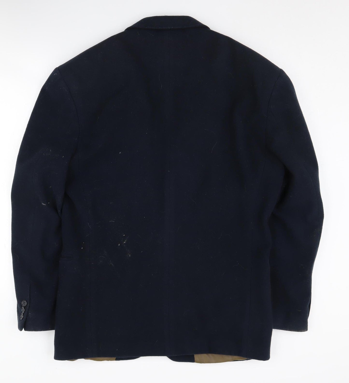 Calibre Men's Blue Wool Blazer 38R Two-Button Classic