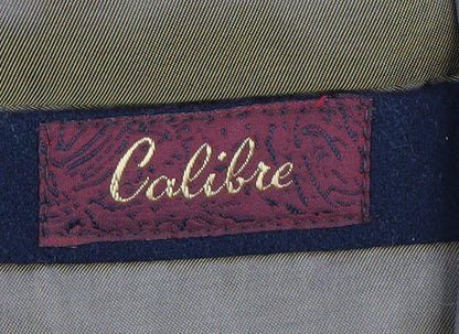 Calibre Men's Blue Wool Blazer 38R Two-Button Classic