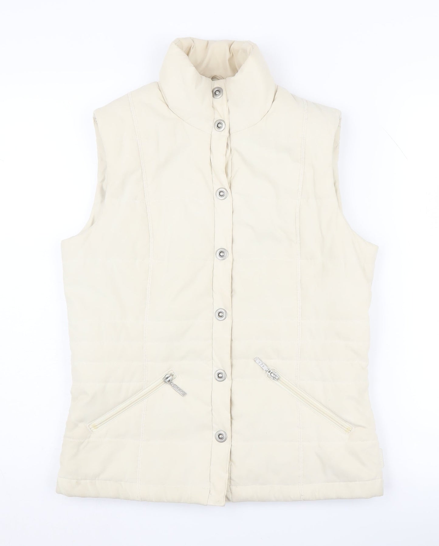 Per Una Women's Beige Waistcoat, Size S, Casual Sleeveless