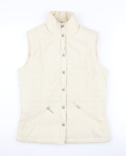 Per Una Women's Beige Waistcoat, Size S, Casual Sleeveless