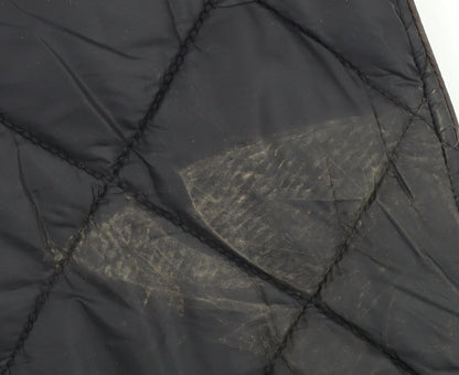 Womens UK Size 16 NEXT Black Quilted Coat