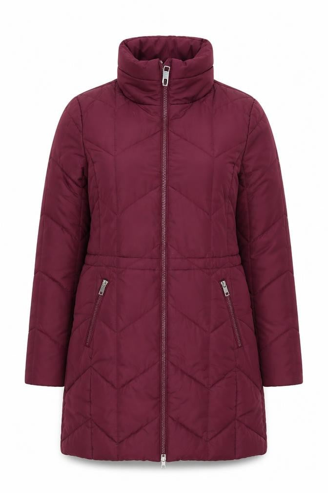 Womens UK Size 8 Marks and Spencer Red Puffer Jacket