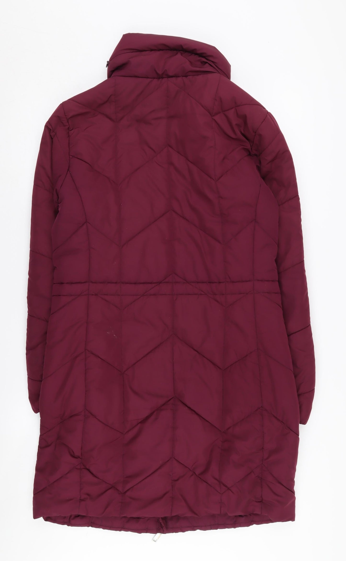 Womens UK Size 8 Marks and Spencer Red Puffer Jacket